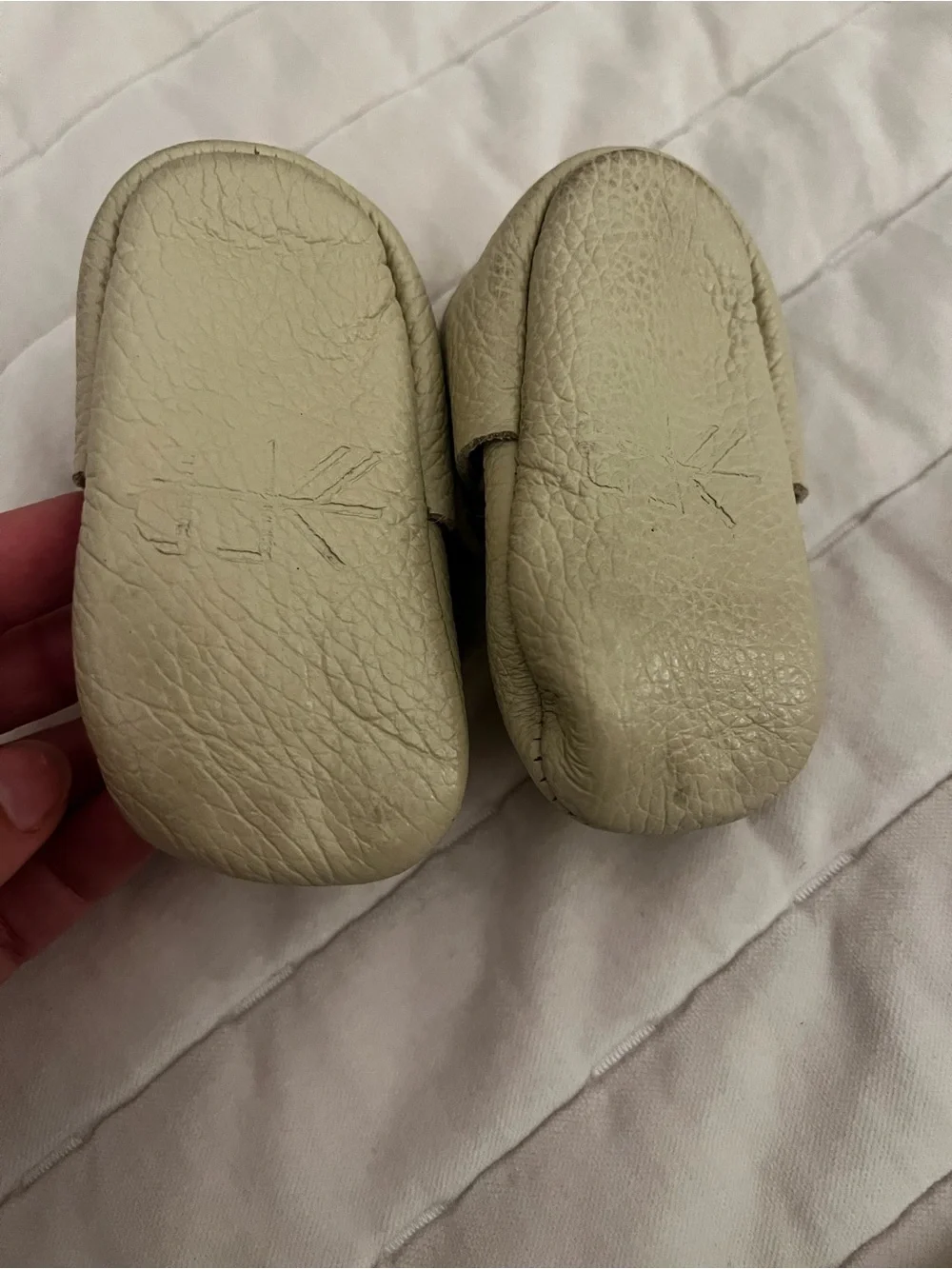 Birch Knotted Bow Baby Shoe